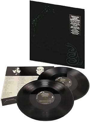 The Black Album (1991): Remastered 180-gram Vinyl 2LP Double-Album by Metailica por Metallica — capa do álbum