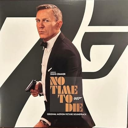 No Time To Die (Original Motion Picture Soundtrack) [White 2 LP] por Hans Zimmer — capa do álbum