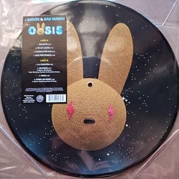 J Balvin / Bad Bunny - Oasis LIMITED EDITION PICTURE Vinyl por J Balvin / Bad Bunny — capa do álbum