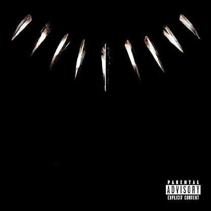 Black Panther The Album Music From And Inspired By por Kendrick / Sza Lamar — capa do álbum