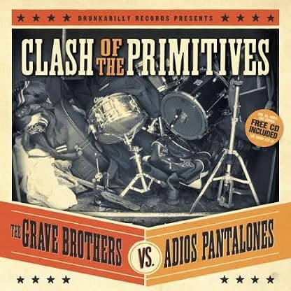 Clash of the Primitives [Disco de Vinil] por Grave Brothers Vs. Adios Pantalones — capa do álbum