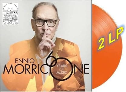 60 Years Of Music - Ltd Edition Colored Vinyl [Import] (Colored Vinyl, Limited Edition, Italy - Import) por Ennio Morricone — capa do álbum