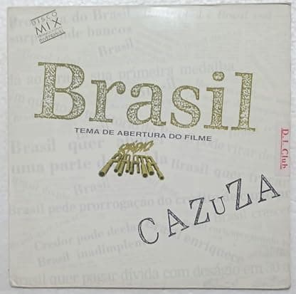 Cazuza - Lp Disco Mix Brasil - Tema de abertura do filme Rádio Pirata - 1987 por Cazuza — capa do álbum
