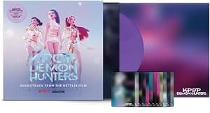 KPop Demon Hunters (Soundtrack from the Netflix Film) [Amazon Exclusive Violet LP] por Huntr/x, Saja Boys Kpop Demon Hunters Cast — capa do álbum