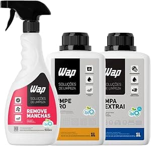 Kit WAP Limpeza Profunda | Limpa Extrai 1L + Limpe Pro 1L + Remove Manchas 500ml – Biodegradável, Alta Performance, Uso Profissional e Doméstico por Líquido — capa do álbum