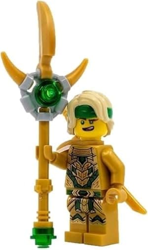 LEGO Ninjago: Lloyd Golden Oni Minifigure with Staff Weapon por Artista não identificado — capa do álbum