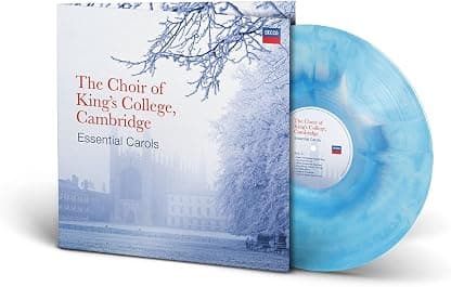 CHOIR OF KING'S COLLEGE, CAMBRIDGE: ESSENTIAL CAROLS (COLOURED VINYL) por The Choir of King's College Cambridge — capa do álbum