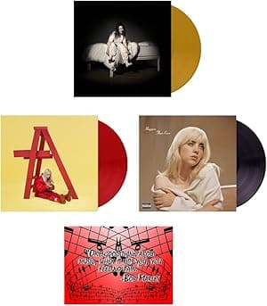Billie Eilish Complete Vinyl Studio Discography with art card por CD de áudio — capa do álbum