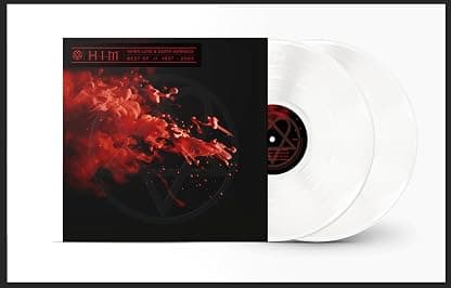 When Love & Death Embrace: Best Of 1997-2003[White 2 LP] por HIM — capa do álbum
