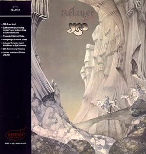 Relayer por Yes — capa do álbum