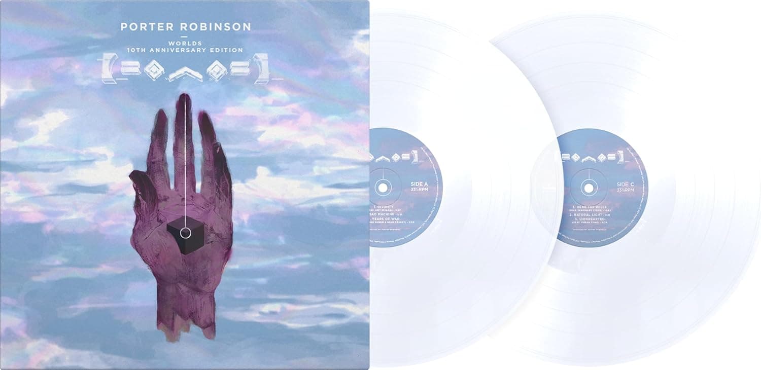 Worlds (10th Anniversary Edition)[Pearl 2 LP] por Porter Robinson — capa do álbum