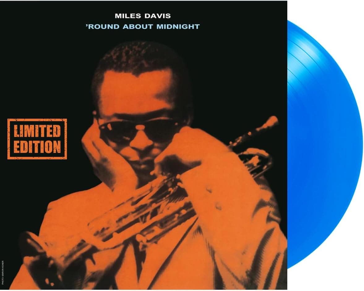 Round About Midnight - Miles Davis Deluxe Version [Blue Vinyl, Limited Edition] por Miles Davis — capa do álbum