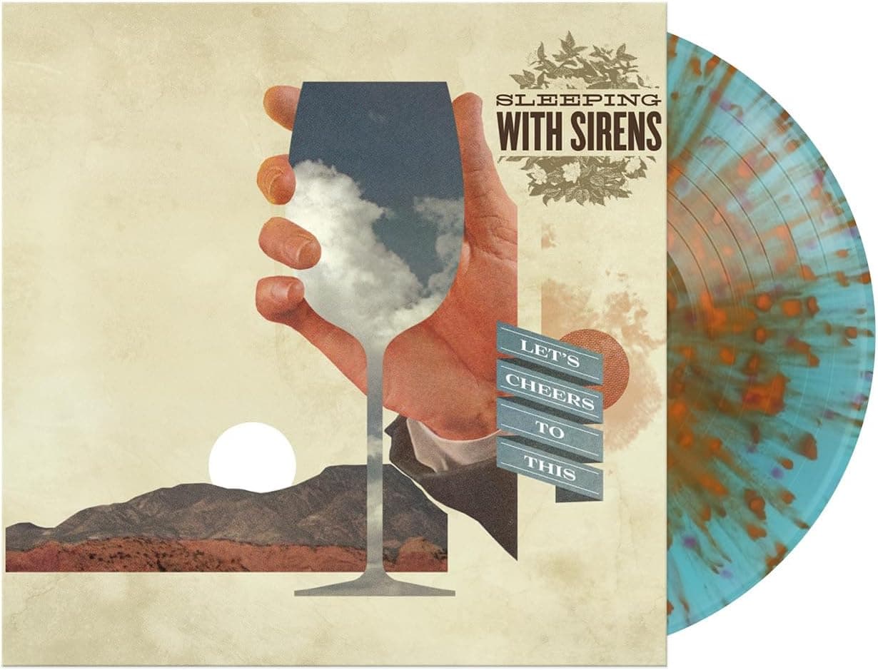 Let's Cheers To This[Blue/Orange Splatter LP] por Sleeping With Sirens — capa do álbum