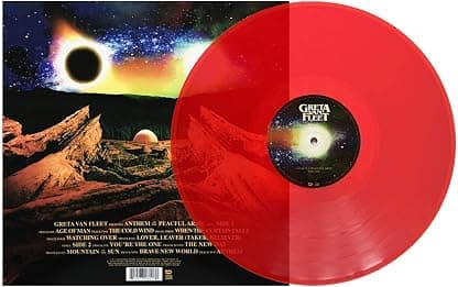 Greta Van Fleet - Anthem of the Peaceful Army LP Translucent Red Vinyl (VG+ or NM- Condition) por Greta Van Fleet & Friends — capa do álbum