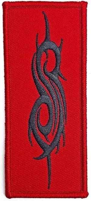 Rock Off officially licensed products Patch de tecido com símbolo tribal preto Slipknot, Vermelho, tamanho �nico por Artista não identificado — capa do álbum