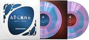 Arcane League of Legends Season 2 Official Soundtrack, Exclusive Limited Pink & Blue Color Vinyl LP por Arcane Season 2 — capa do álbum