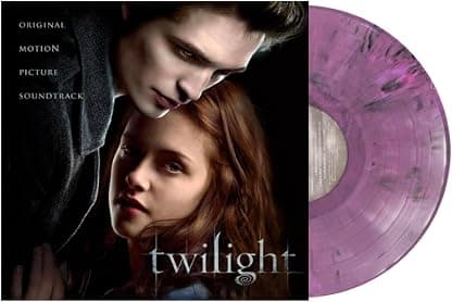 Twilight Vinyl Soundtrack LP Limited "New Twilight" Purple Marble Edition. por Carter Burwell — capa do álbum