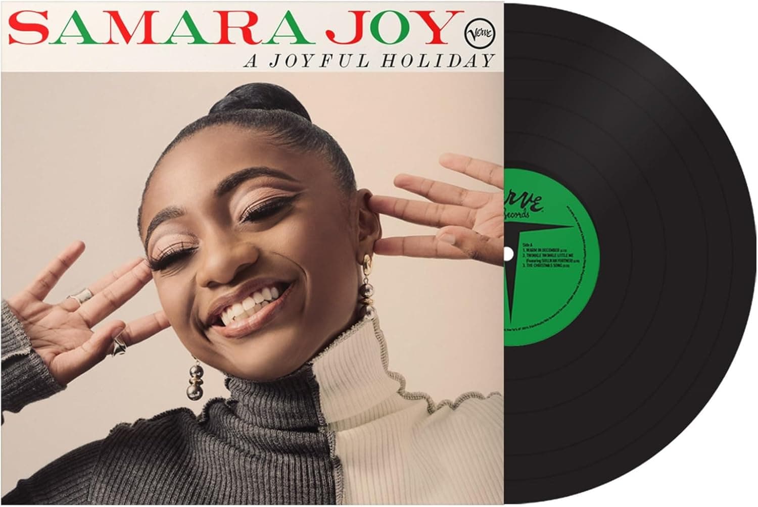 A Joyful Holiday[LP] por Samara Joy — capa do álbum