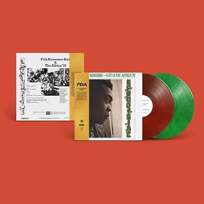 Afrodisiac (50th Anniversary Edition) (GREEN & RED MARBLE VINYL) [Vinyl] Fela Kuti por Fela Kuti — capa do álbum