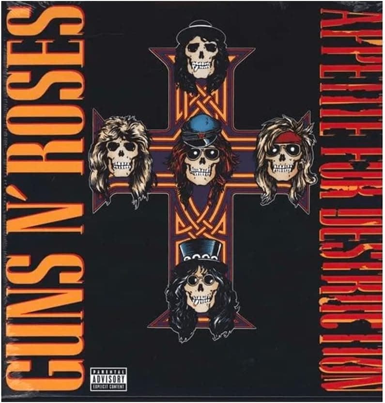 Appetite For Destruction [LP] por Guns N' Roses — capa do álbum