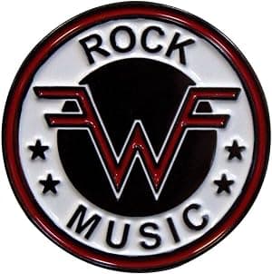 Emblema Weezer Rock Music Logotipo da Banda Tamanho Único, Branco, tamanho �nico por Artista não identificado — capa do álbum