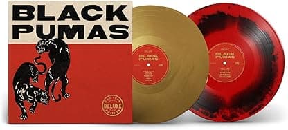 Black Pumas [Deluxe Gold & Red/Black Marble 2 LP] por Black Pumas — capa do álbum