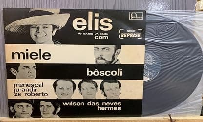 ELIS REGINA - NO TEATRO DA PRAIA COM MIELE, BOSCOLI... (LP) por Elis Regina — capa do álbum