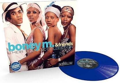 Their Ultimate Collection [180-Gram Blue Colored Vinyl] [Disco de Vinil] por Boney M & Friends — capa do álbum