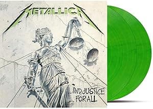 ...And Justice For All - Exclusive Limited Edition Dyers Green Colored 2x Vinyl LP por Metallica — capa do álbum