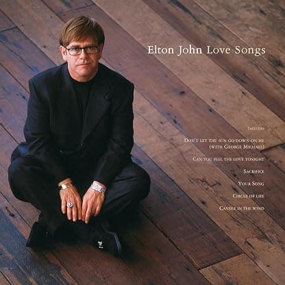 Love Songs [2 LP] por Elton John — capa do álbum