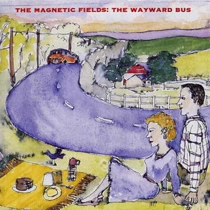Magnetic Fields - Wayward Bus / Distant Plastic Trees LP por The Magnetic Fields — capa do álbum