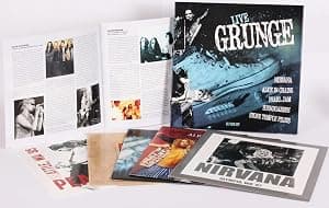 Live Grunge Ultimate Collection Featuring Nirvana, Alice in Chains, Pearl Jam, STP, Soundgarden Live Perfomances Hand Numbered by Various 5 LP Set [Vinyl] por Alice In Chains & Pearl Jam — capa do álbum