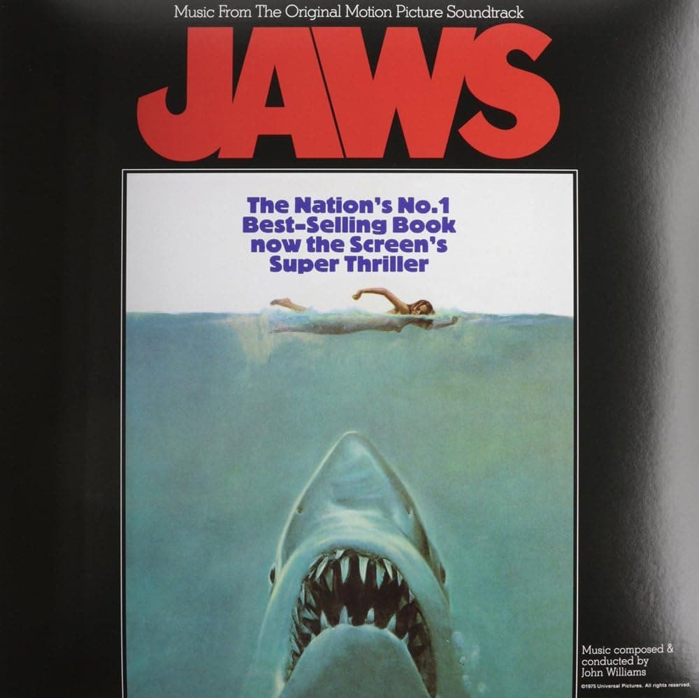 Jaws (Original Motion Picture Score) [Disco de Vinil] por John Williams — capa do álbum