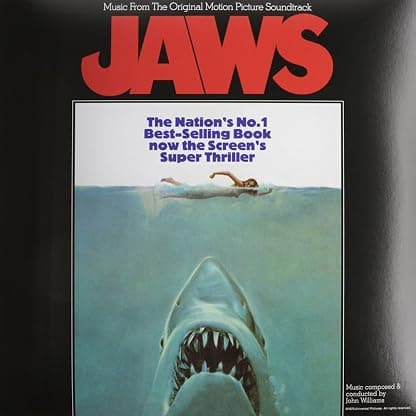 Jaws (Original Motion Picture Score) [Disco de Vinil] por John Williams — capa do álbum