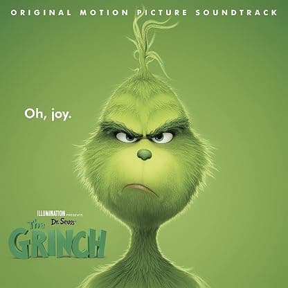 DR. SEUSS’ THE GRINCH-Original Motion Picture Soundtrack (Clear with Red & White "Santa Suit" Swirl Vinyl) [Disco de Vinil] por Various Artists — capa do álbum