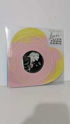 Lover (Live From Paris) [Heart Shaped Blue, Pink & Yellow Marbled Colored Vinyl] por Taylor Swift — capa do álbum