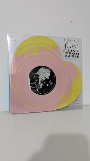 Lover (Live From Paris) [Heart Shaped Blue, Pink & Yellow Marbled Colored Vinyl] por Taylor Swift — capa do álbum