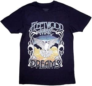 Camiseta masculina Fleetwood Mac Dreams azul marinho por Artista não identificado — capa do álbum