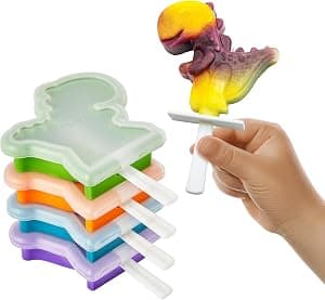 Tovolo Moldes de picolé de silicone com palitos (pacote com 4, Dino) - Moldes reutilizáveis para picolés caseiros e lanches congelados - Máquina de picolé empilhável com tampa, lavável na lava-louças por Artista não identificado — capa do álbum