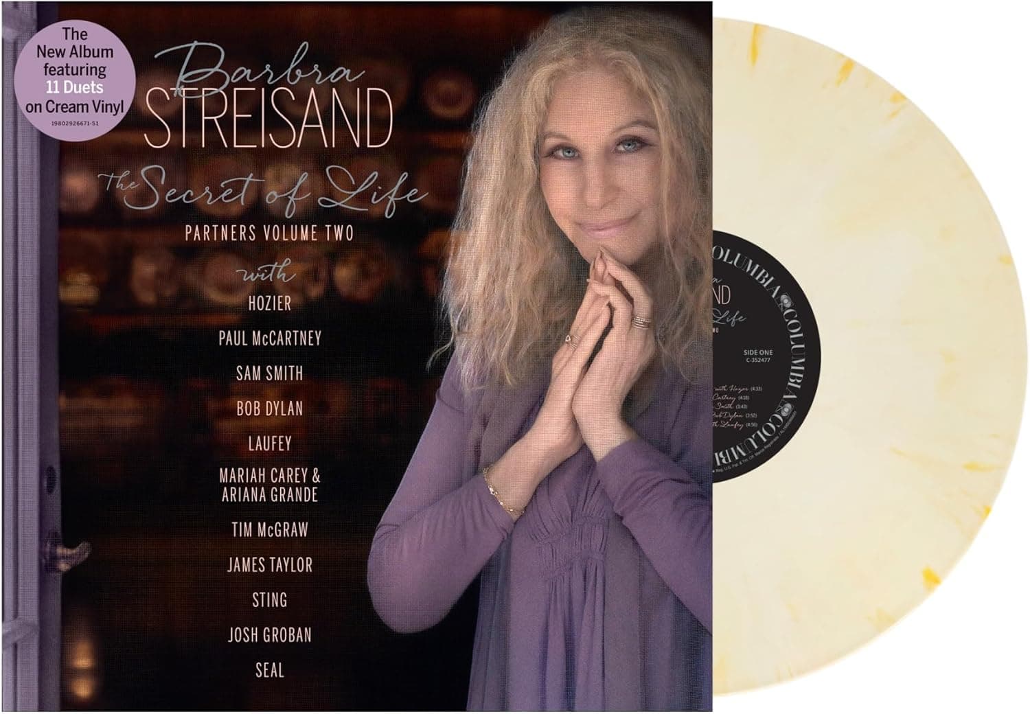 The Secret Of Life: Partners, Volume 2 (Amazon Exclusive White Vinyl) [VINYL] por Barbra Streisand — capa do álbum