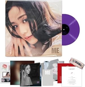 First Single Album [ME] (LP Ver.) Package Box + Gatefold + Vinyl + Double-Sided Photocard + Selfie Photocard + Folded Poster + Sticker Set + Masking Tape + 5 Extra Photocards por Jisoo — capa do álbum