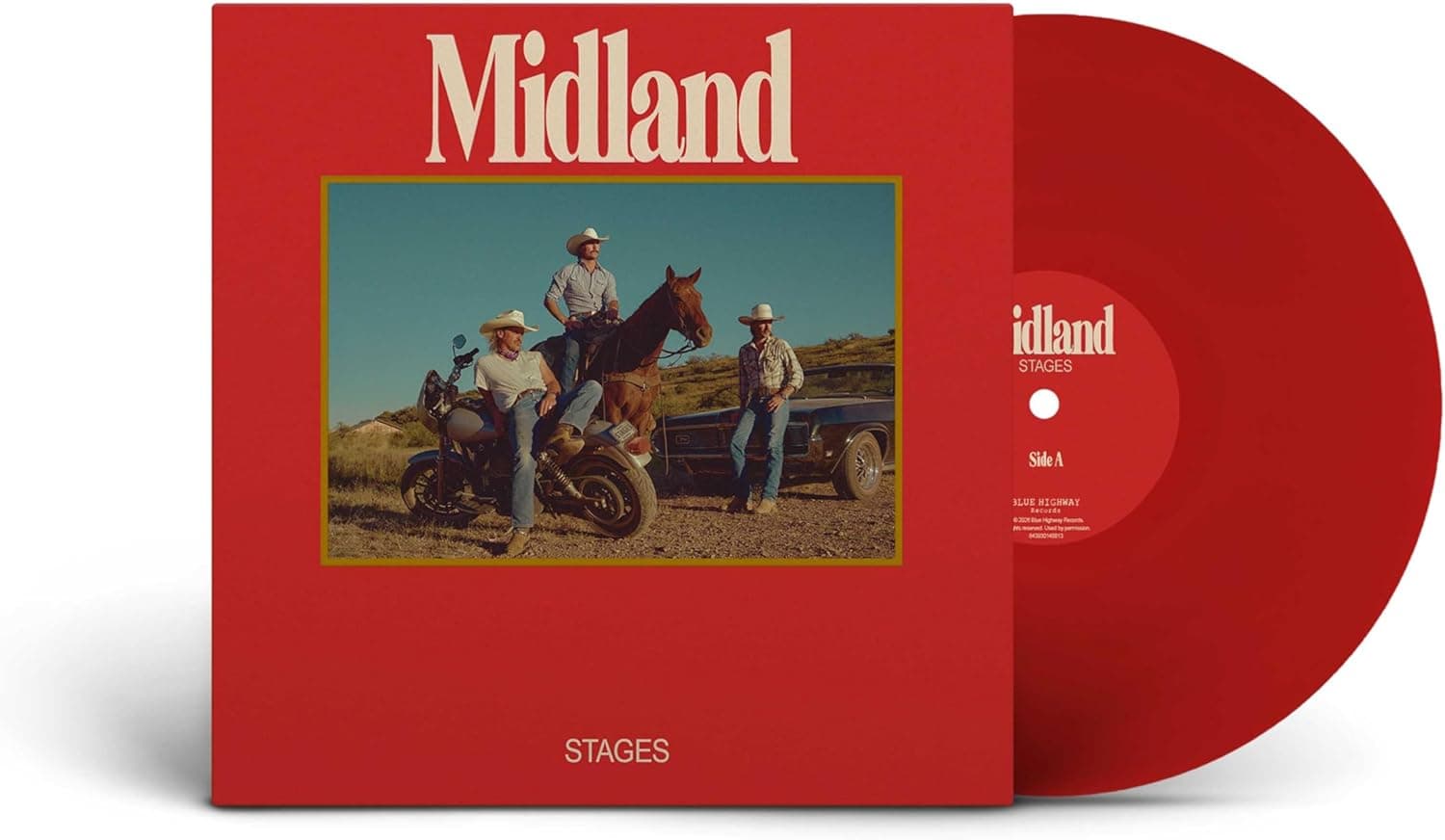 Stages[Transparent Red LP] por Midland — capa do álbum