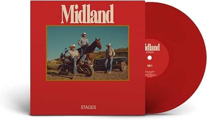 Stages[Transparent Red LP] por Midland — capa do álbum