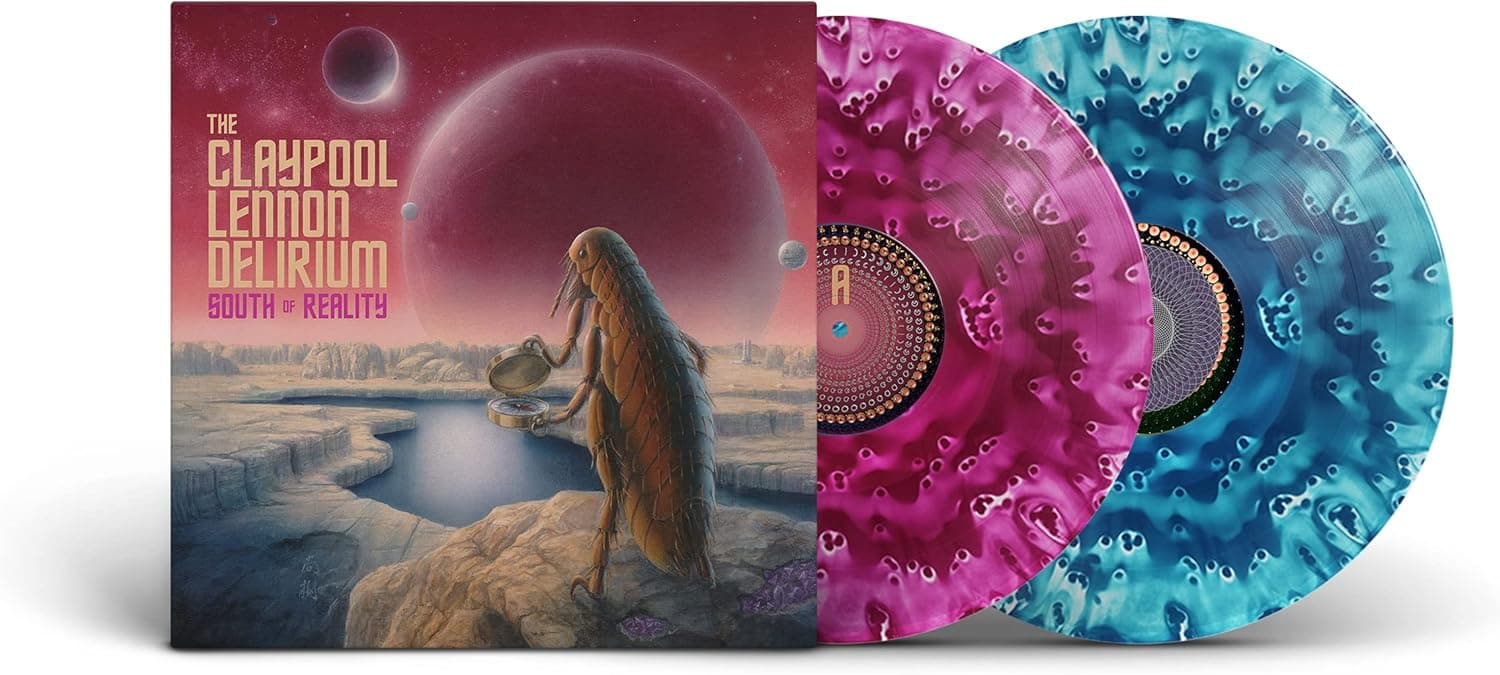 South Of Reality [Cloudy Blue/Purple 2 LP] [Amethyst Edit por The Claypool Lennon Delirium — capa do álbum