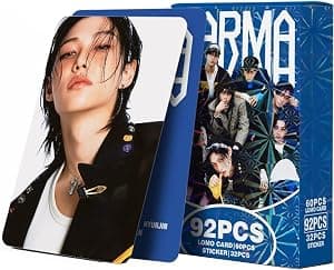Stray Kids Photocards Album 92 PCS Stray Kids Album Karma Photo Cards Karma lomo Card Gift Lomo Cards Merch for Boys and Girls por Artista não identificado — capa do álbum
