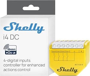 Shelly Wave i4 DC US LR | Z-Wave Controle de Entrada Digital de Longo Alcance 4 para Controle Avançado | Automação Doméstica | Alta Compatibilidade | Fácil Instalação | Controle Inteligente Shelly iOS por Artista não identificado — capa do álbum
