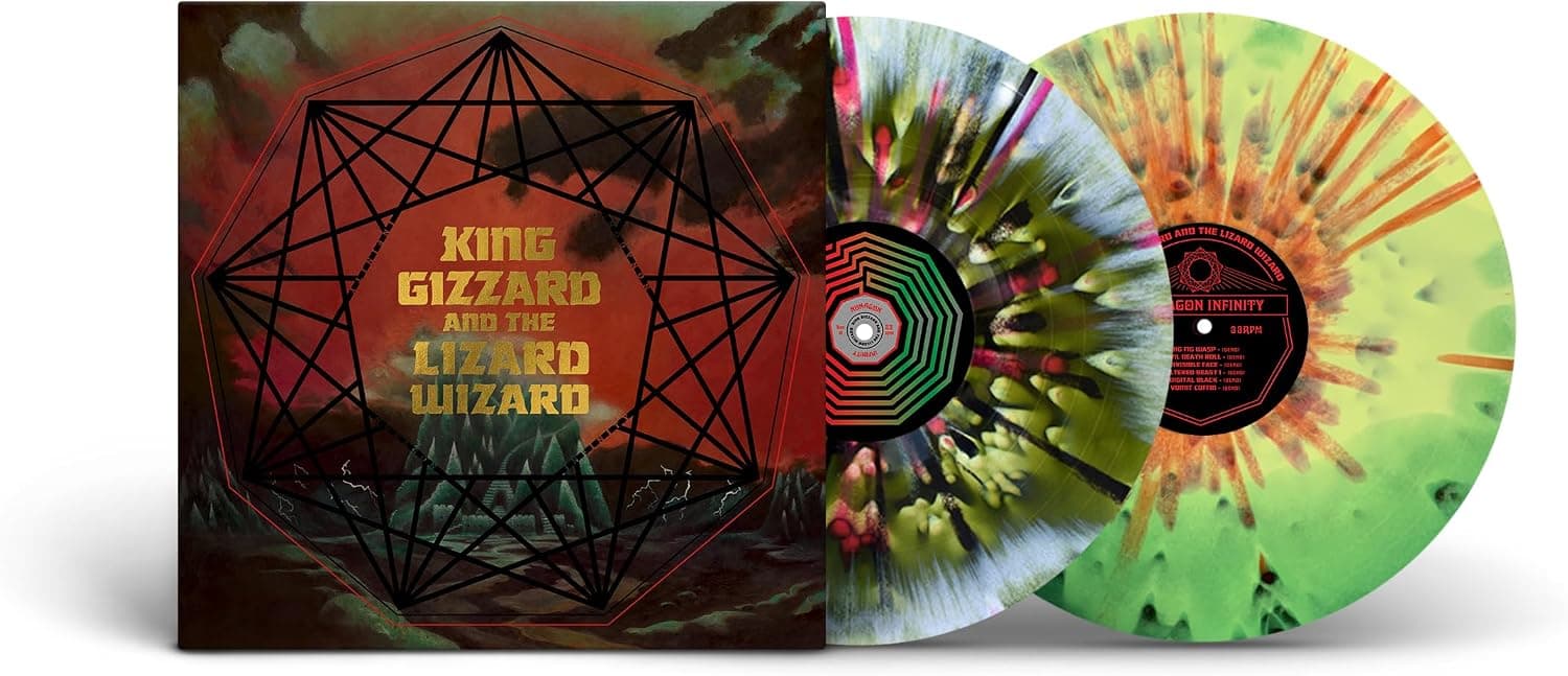NONAGON INFINITY (ALIEN WARP DRIVE) (2LP/COLOURED VINYL) por King Gizzard & The Lizard Wizard — capa do álbum