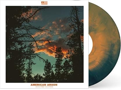 SAND & CINDER, TIDE & TIMBER (BLUE/ORANGE GALAXY VINYL) por American Arson — capa do álbum