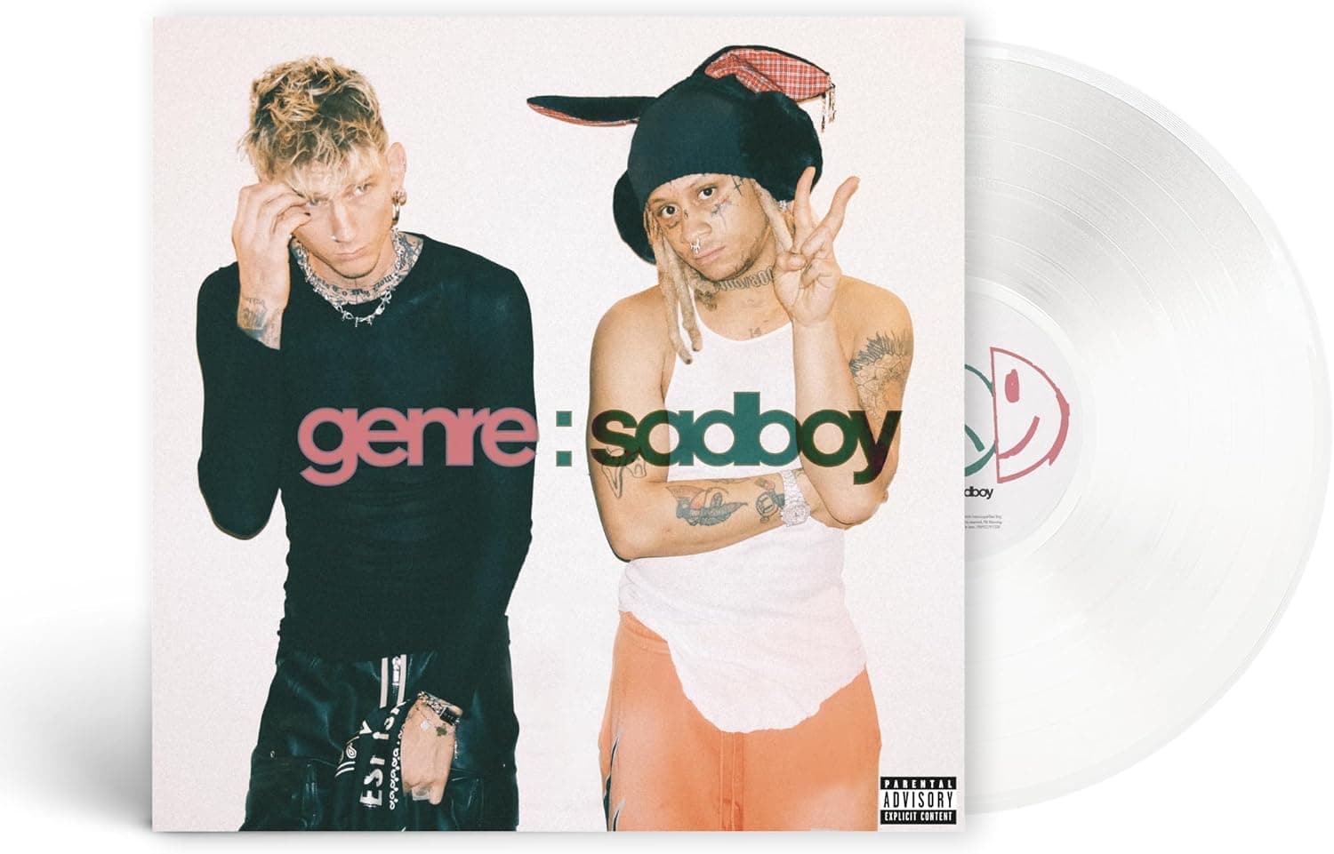 genre : sadboy [Translucent Clear LP] por mgk & Trippie Redd — capa do álbum