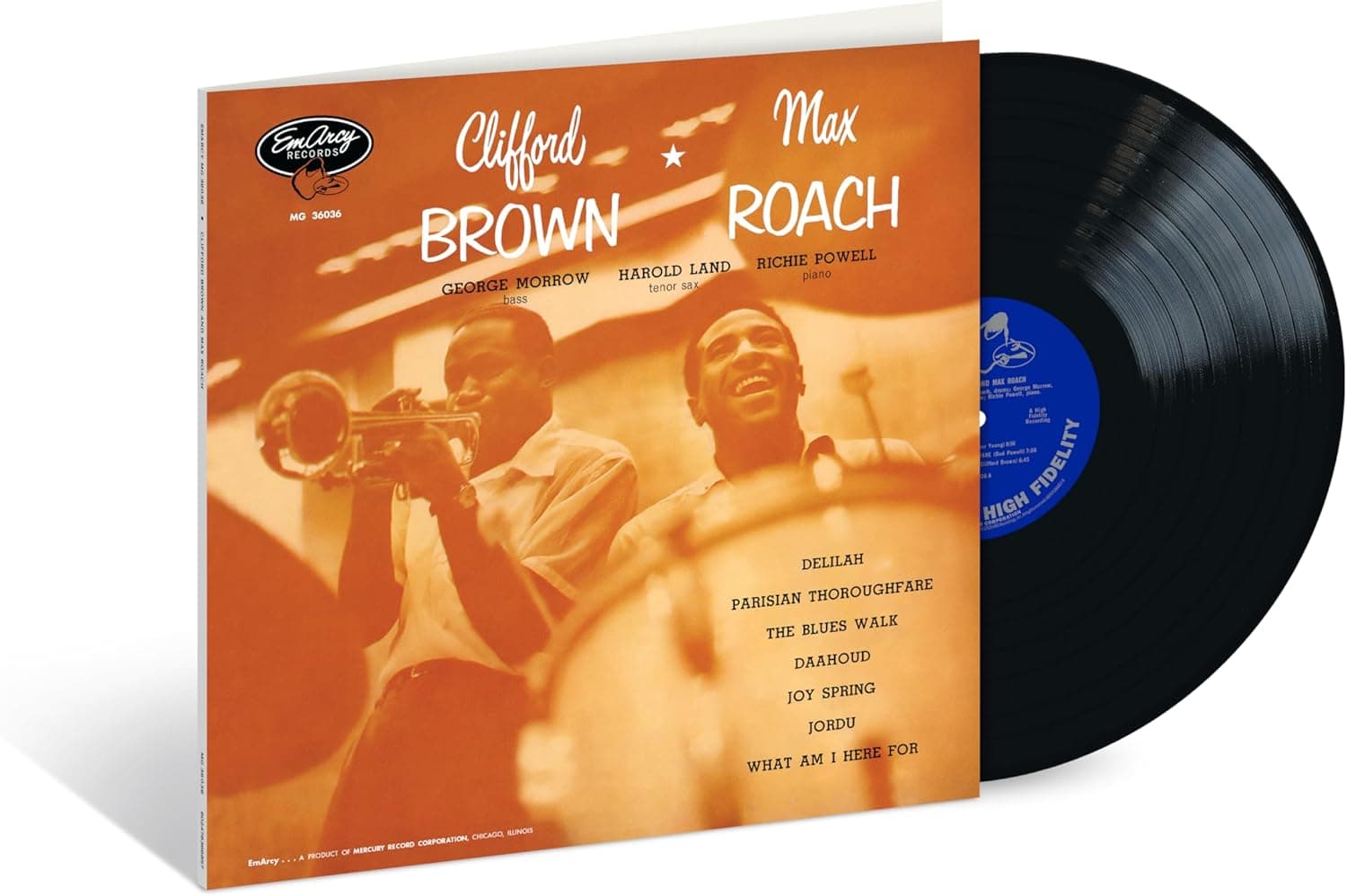 Clifford Brown and Max Roach (Verve Acoustic Sounds Series)[180g LP] por Clifford Brown/Max Roach — capa do álbum